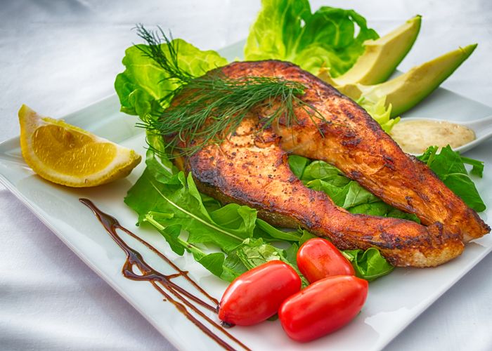 Fresh coastal seafood