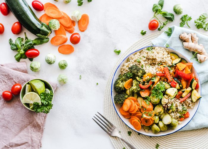 A generous meal shared around a table
